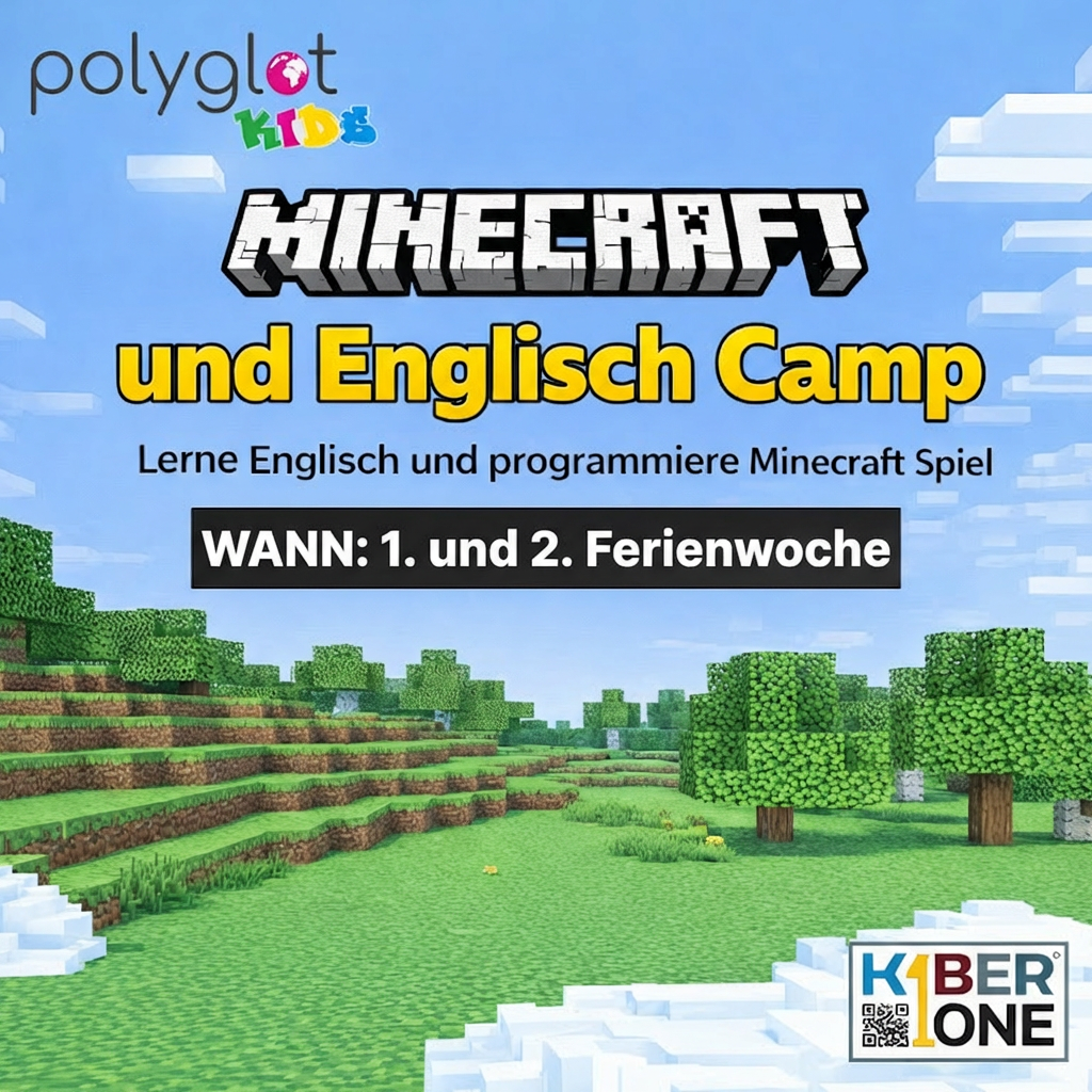Englisch und Minecraft Camp