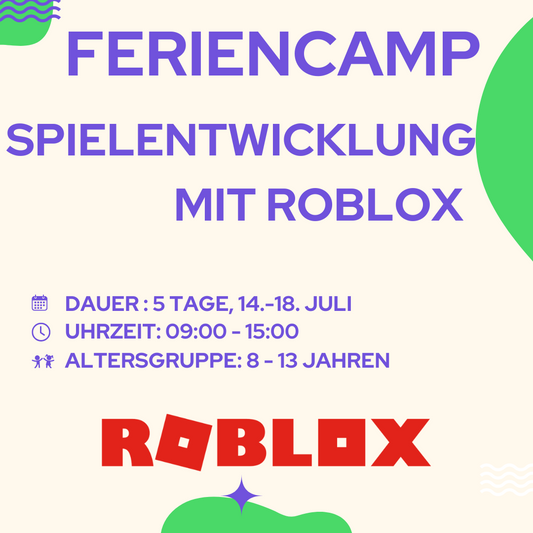 Feriencamp: Spielentwicklung mit Roblox