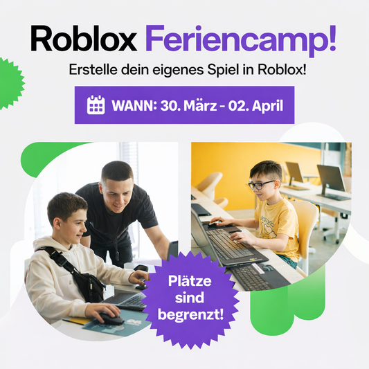 Feriencamp: Roblox – Game Design & Coding